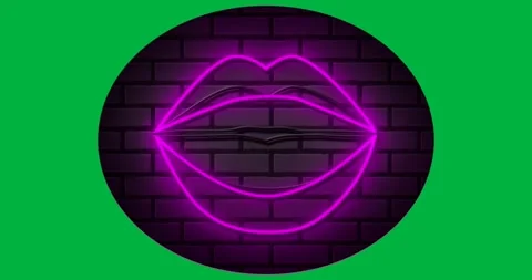 Abstract lips shape forming with black cables on transparent backdrop, showing Stock Footage 317595562