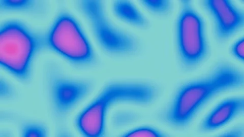 Abstract Liquid 4K VJ Loop - Mesmerizing Music Background Blue Pink Stock Footage 297598167