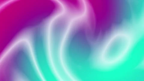 Abstract liquid animation background with pink turqoise gradient. Stock Footage 280365190