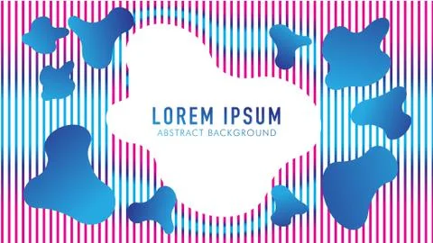 Abstract Liquid Background, Blue, Pink, Gradation Illustrazione stock