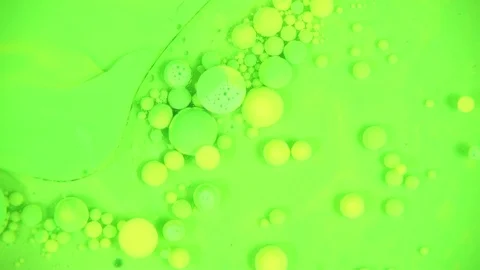 Abstract liquid background with bubbles and lines Stock Footage 98993673