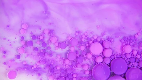 Abstract liquid background with bubbles and lines Stock Footage 98994035
