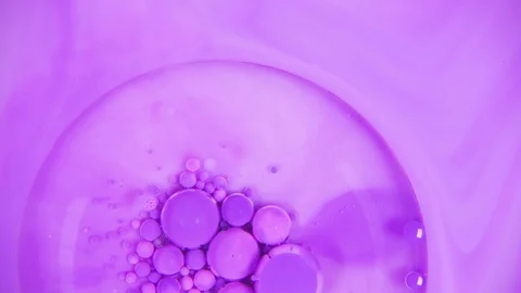 Abstract liquid background with bubbles and lines Stock Footage 98994667