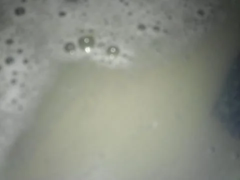 Abstract liquid background with different elements in blurry effect Stock Photos