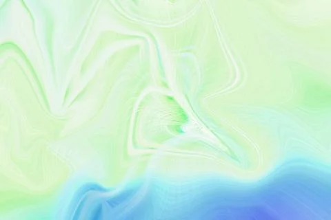 Abstract liquid background featuring flowing swirls of light green Stock Illustration