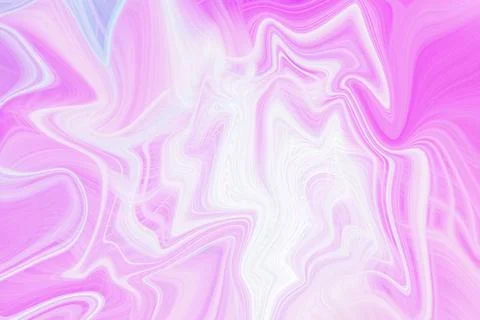 Abstract liquid background with flowing pink and white marble patterns Stock Illustration