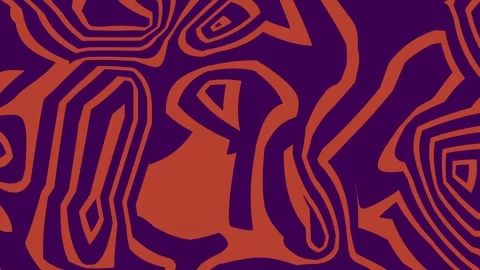 Abstract liquid background, hypnotic shape wallpaper Stock Footage 314042940