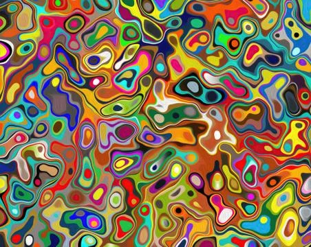 Abstract Liquid Background. Stock Illustration