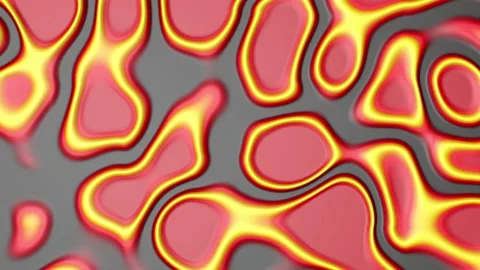 Abstract liquid background. lava morphing bubbles 3D Fluid Stock Footage 207465791