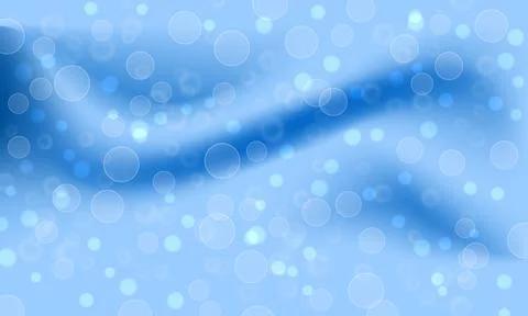 Abstract liquid background layout with bubble. Blue color blend. Stock Illustration