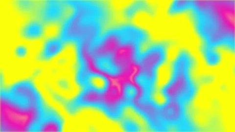 Abstract liquid background in purple and yellow colors. Blurred background. Stock Footage 149813601