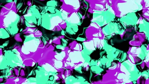 Abstract Liquid Background In Purple And Green Colors Stock Footage 186475066