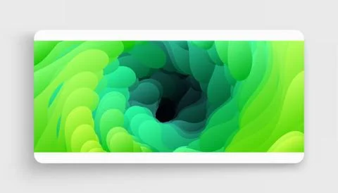 Abstract liquid background. Swirled paint. Digital paint vortex. 3d vector il Stock Illustration