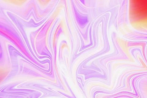 Abstract liquid background with swirling patterns of pastel pink purple Illustrazione stock