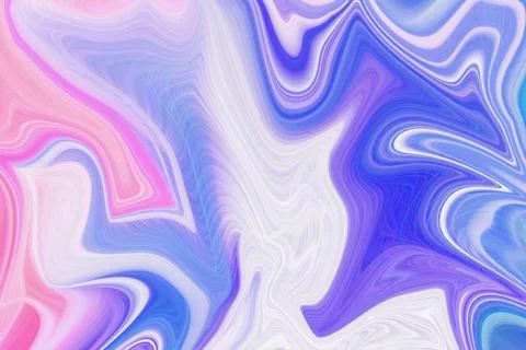 Abstract liquid background with swirling patterns of vibrant blue, pink 스톡 일러스트