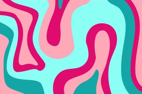 Abstract liquid background with vibrant color Stock Illustration