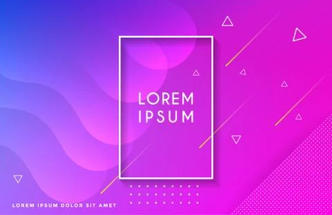 Abstract liquid background with vibrant gradient color. Abstract liquid shape Stock Illustration