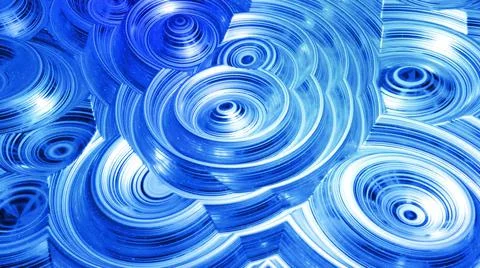 Abstract liquid background with wavy sparkling pattern on shiny glossy surface Stock Illustration