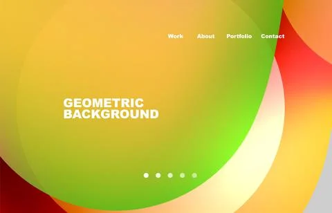 Abstract liquid background for your landing page design. Web page for website or Stockillustratie