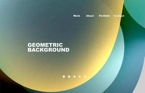 Abstract liquid background for your landing page design. Web page for website or Ilustración de archivo