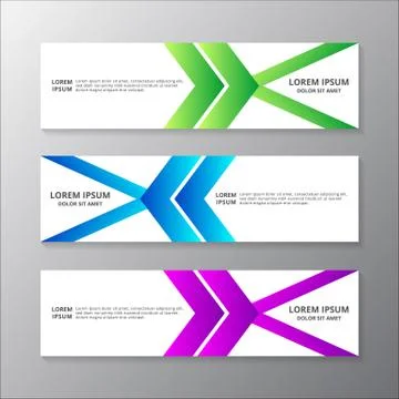 Abstract Liquid Banner Template, gradient color, modern layout web header, fo Stock Illustration