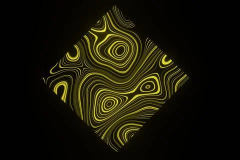 Abstract liquid between black and yellow oil and water Stock Illustration