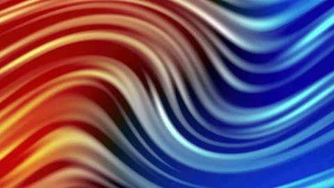 Abstract liquid blending fire and ice waves 스톡 일러스트
