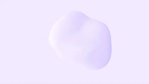 Abstract liquid blob morphing in 3d dynamic motion. Stock Footage 340462809