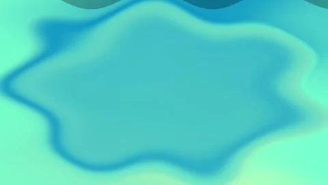 Abstract  Liquid  Blue  Green  Digital  Art Stock Footage 284407485