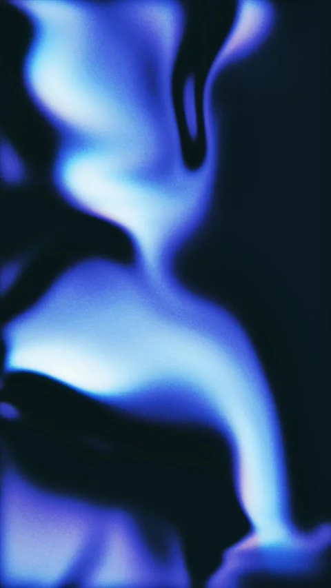 Abstract Liquid Blue Silk Wave Vertical Loop Background Stock Footage 340005172