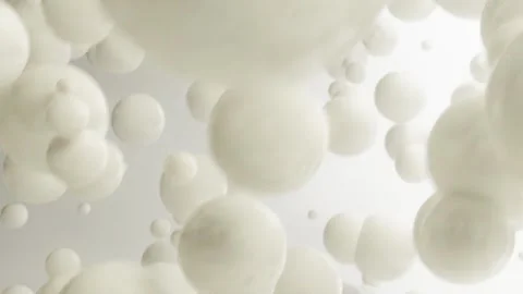 Abstract Liquid Bubbles Motion Video stock 329206598