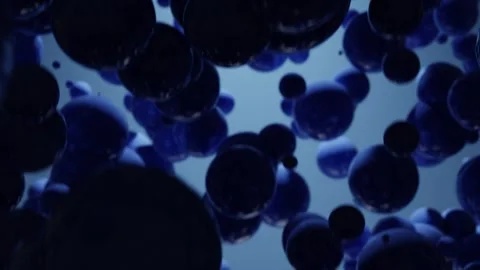 Abstract Liquid Bubbles Motion Video stock 329206599