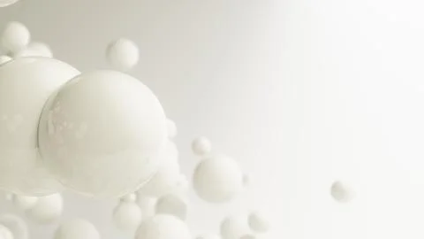 Abstract Liquid Bubbles Motion Stock Illustration