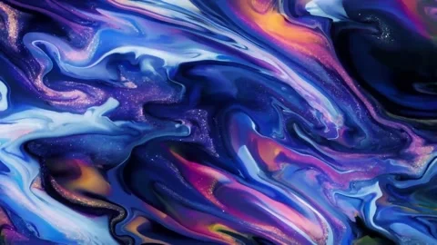 Abstract Liquid Color Motion Background Stock Footage 164269523