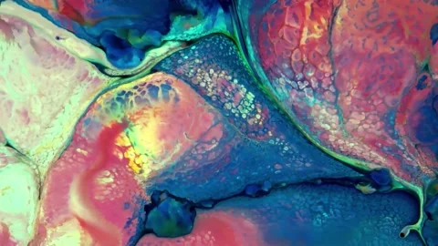 Abstract Liquid Color Motion Background Stock Footage 164269534