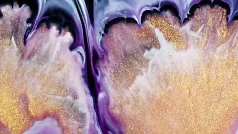 Abstract Liquid Color Motion Background Video stock 166842780