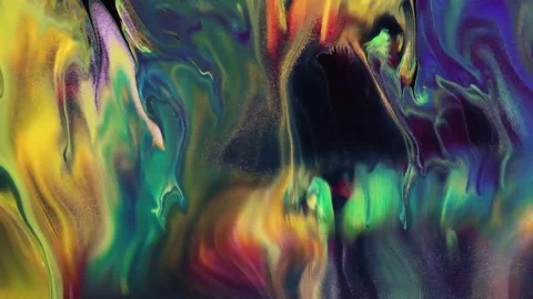 Abstract Liquid Color Motion Background Stock Footage 166842797