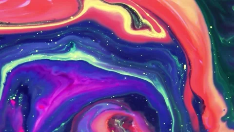 Abstract Liquid Color Motion Background Stock Footage 166842870