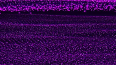 Abstract liquid color neon wave background. 4K animated graphics (2) Stock Footage 255725281