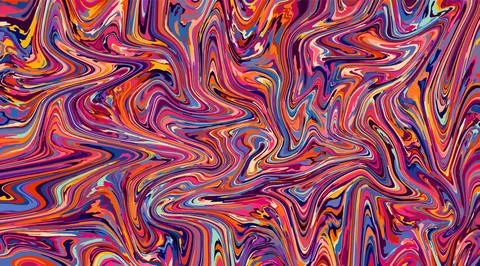 Abstract Liquid colorful background image awesome effect for bg Stock Illustration