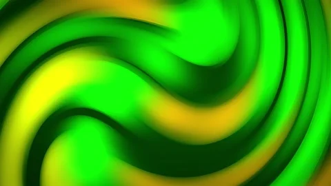 Abstract liquid colors background with slowly floating green orange gradient Stock Footage 283956960