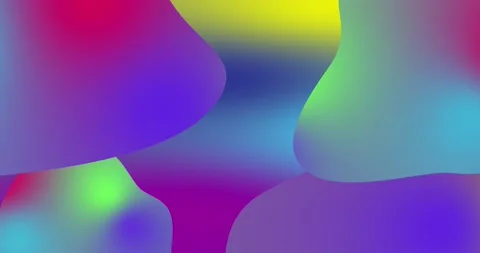 Abstract liquid colors gradient shapes. Stock Footage 154809065