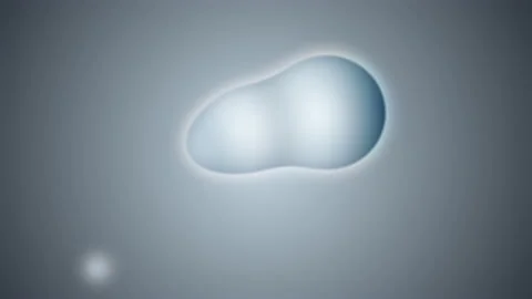 Abstract liquid droplets smoothly merging Stock Footage 202575463