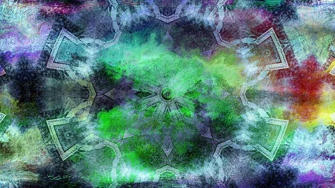 Abstract liquid Fantasy Background Loop 库存影片 95281713