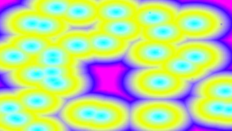 Abstract liquid flow background with vibrant neon pink and green pattern Stockbeeldmateriaal 337711112