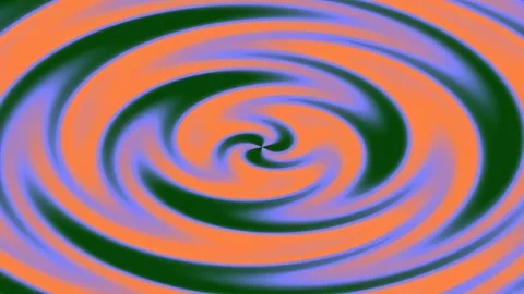 Abstract liquid flow spiral backdrop of vibrant colors and energy movement Stock Footage 341055961