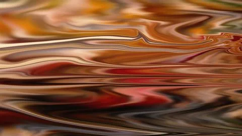 Abstract liquid flowing creating wavy patterns イラスト素材