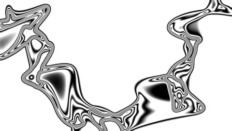 Abstract liquid flows in black and white 스톡 동영상 340529275