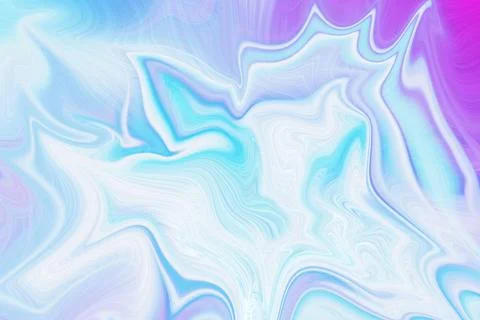 Abstract liquid fluid background featuring vibrant swirls of cyan blue 스톡 일러스트