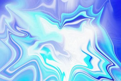 Abstract liquid fluid background with flowing marble effect in vibrant イラスト素材